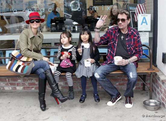 Johnny Hallyday et Laeticia