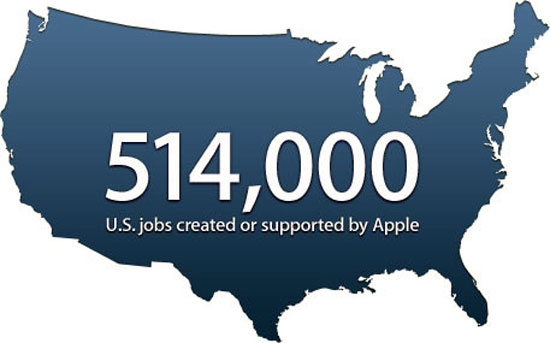 Apple emplois
