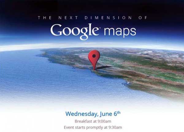Google Maps Press Event