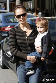 Jessica Alba et sa fille Honor