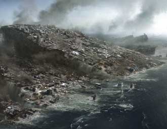 Scène du film catastrophe 2012. (2009 Columbia Tristar)