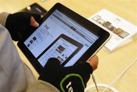 iPad : Ecran Tactile