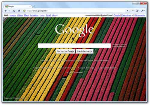 image de fond Google
