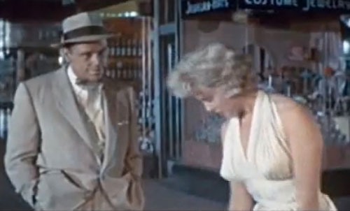Marylin Monroe dans le film 7ans de réflexion