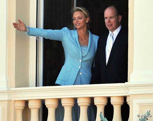 Albert de Monaco et charlene