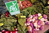 Des légumes issus de l'agriculture biologique en vente sur un marché Mychele Daniau afp.com