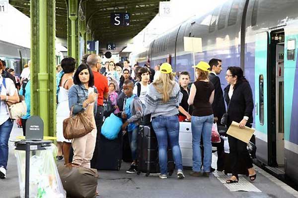 les départs en vacances