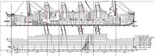 Les plans du Titanic II