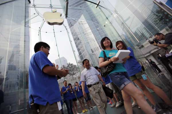 vente de l'iPad en Chine
