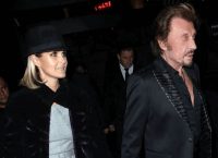 Johnny Hallyday et Laeticia à Paris le 9 novembre 2012.