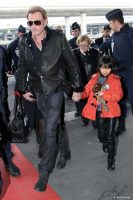 Johnny Hallyday en famille  [1]