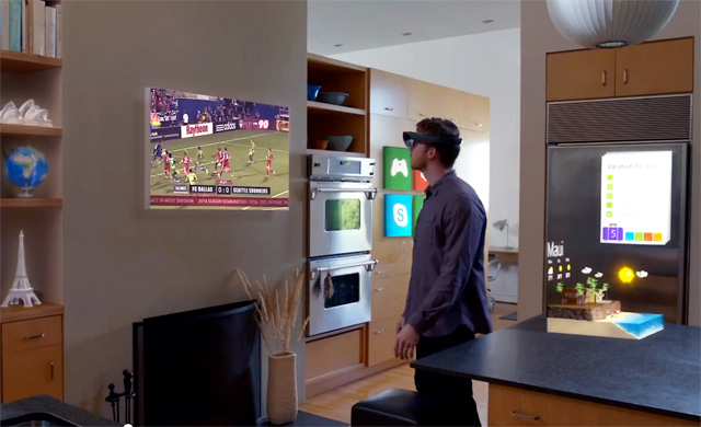 lunettes hololens de Microsoft