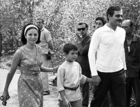 Faten Hamama, Omar Sharif et leur fils Tarik